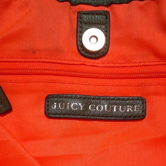 Juicy Couture Green and Tan Tote Bag - Picture 2 of 13